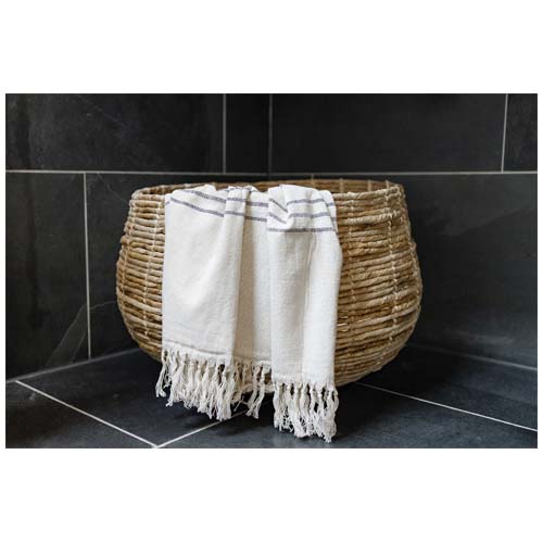 Originalhome Tuch 85 × 175 cm aus recyceltem Material - offwhite