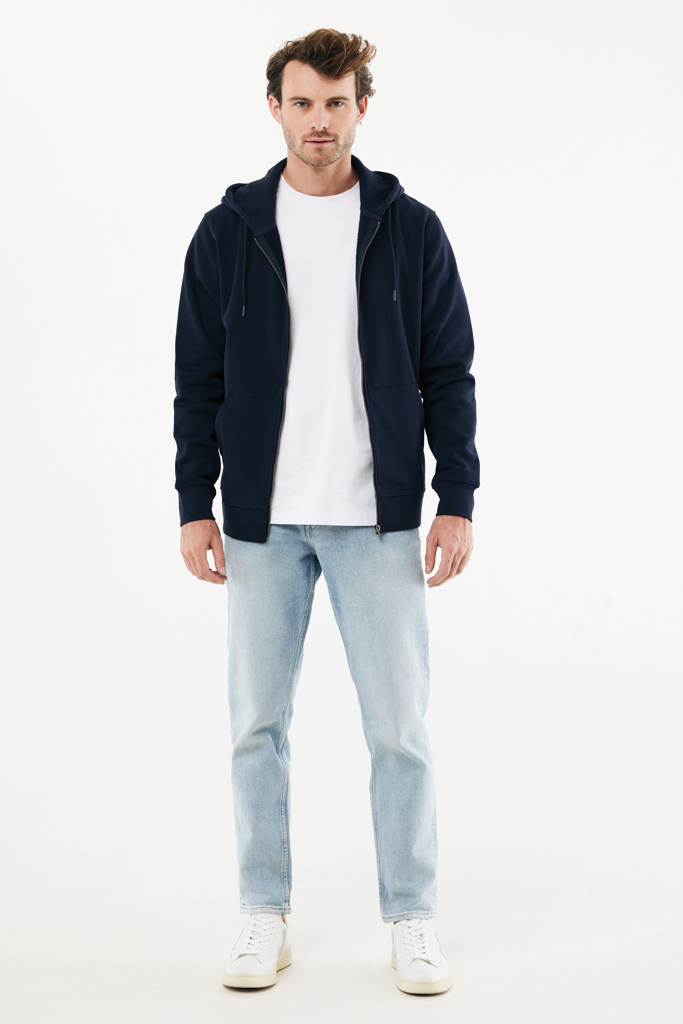 IQONIQ Abisko Zip-Kapuzenpullover aus recycelter Baumwolle