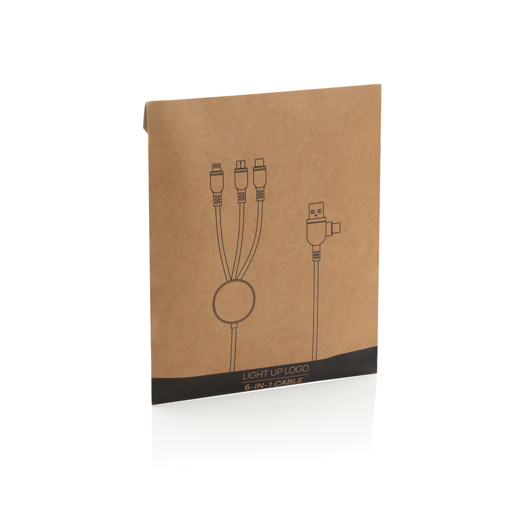Light-Up Logo 6-in-1 Kabel