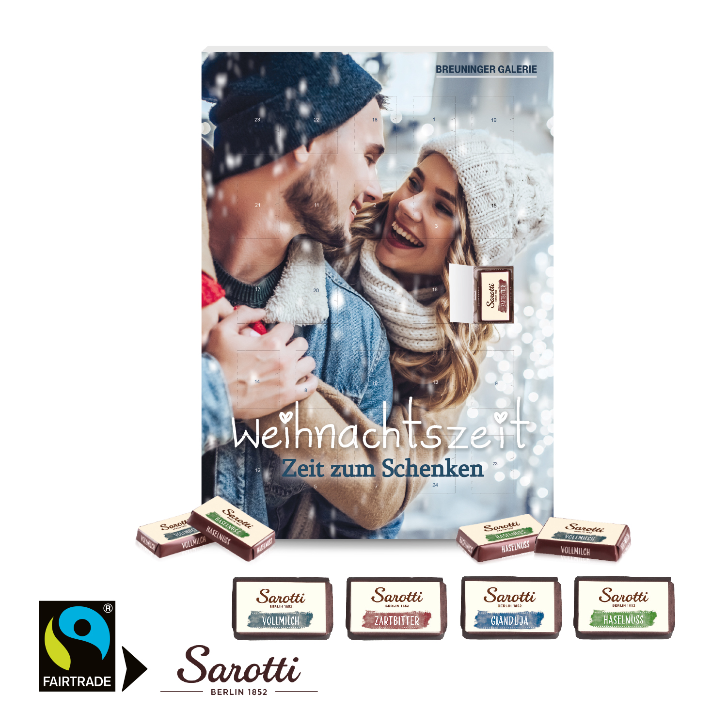 Wand-Adventskalender Sarotti "Business Exklusiv"