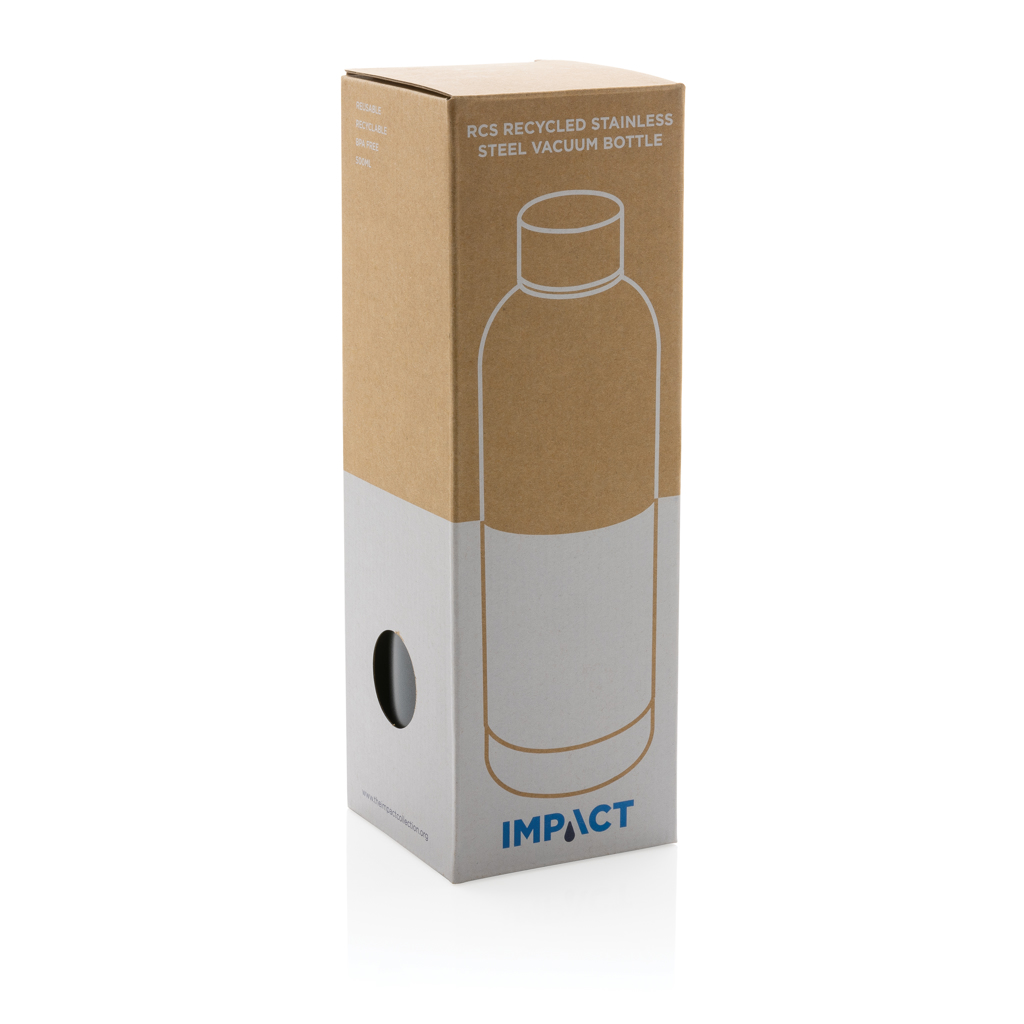 Impact Vakuumflasche aus RCS recyceltem Stainless-Steel