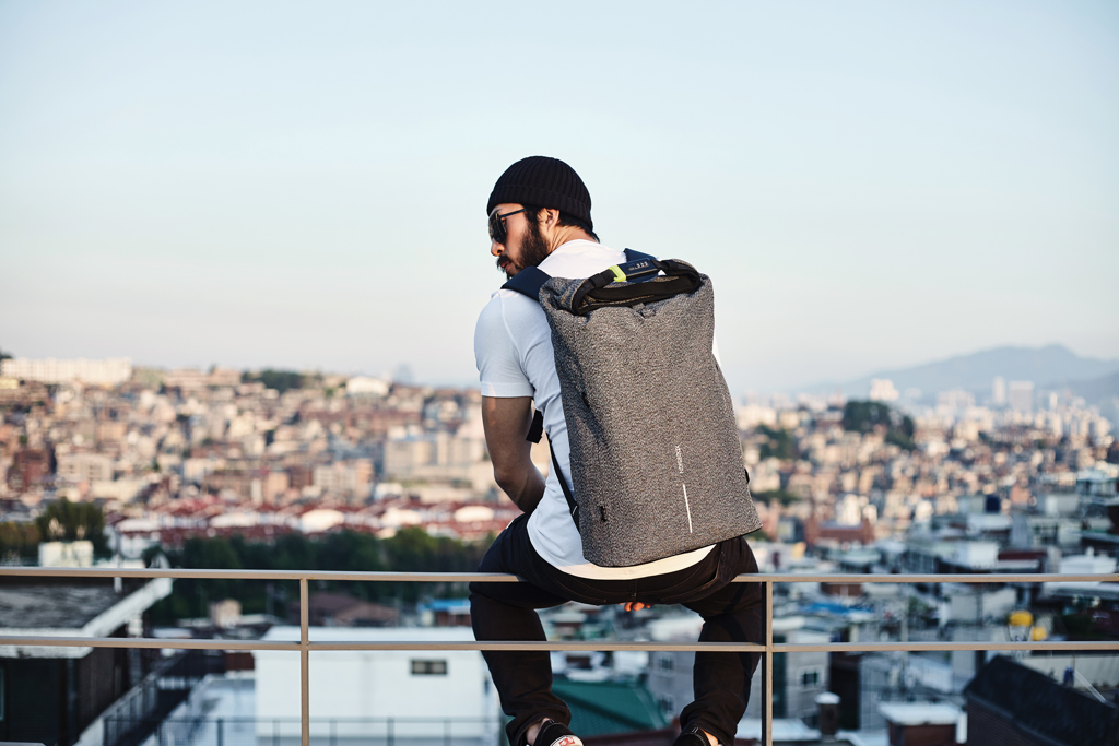 Urban schnitthemmender Anti-Diebstahl-Rucksack