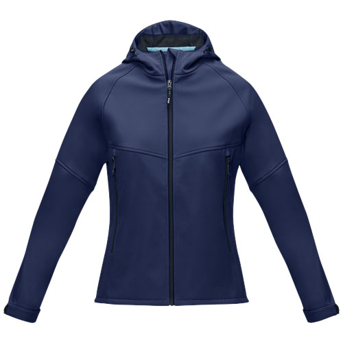 Coltan Softshelljacke aus recyceltem Material für Damen - navy / XS