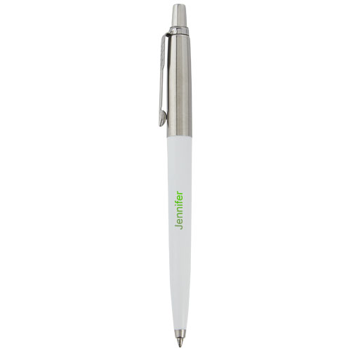 Parker Jotter Recycled Kugelschreiber (blaue Mine) - weiss