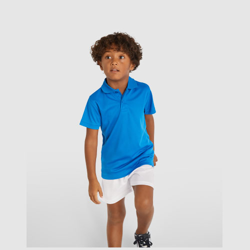 Monzha 150 g/m² Sport Poloshirt für Kinder - schwarz / 4