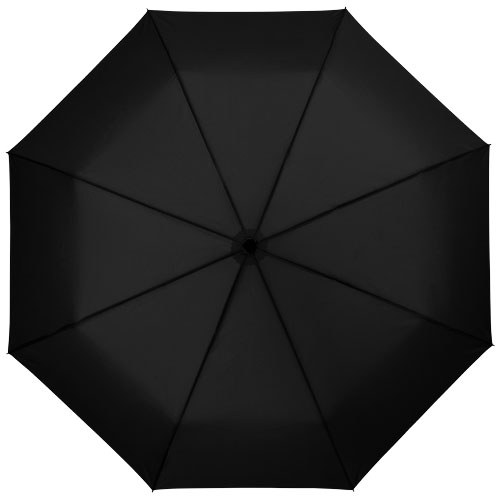 Wali 21" Automatik Kompaktregenschirm - schwarz