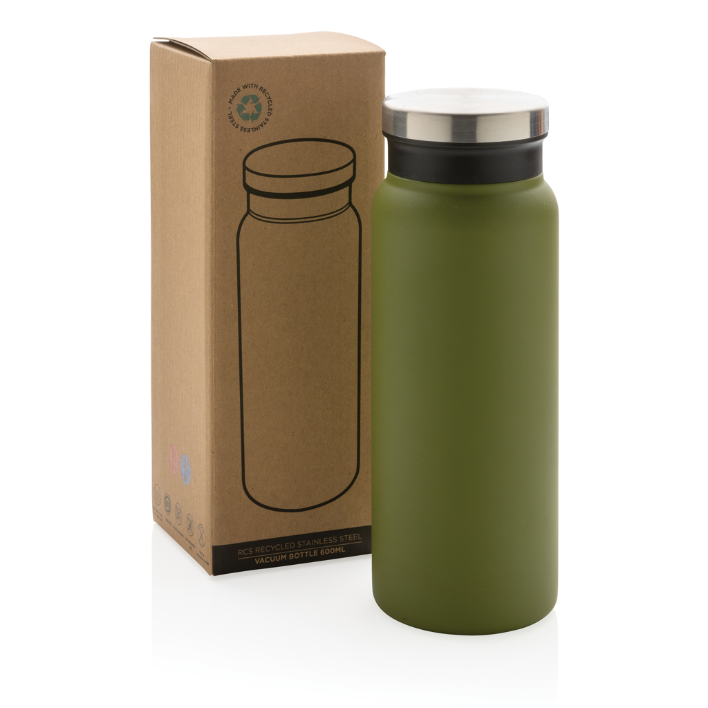 RCS recycelte Stainless Steel Vakuumflasche 600ml