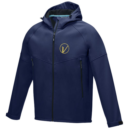 Coltan Softshelljacke aus recyceltem Material für Herren - navy / XS