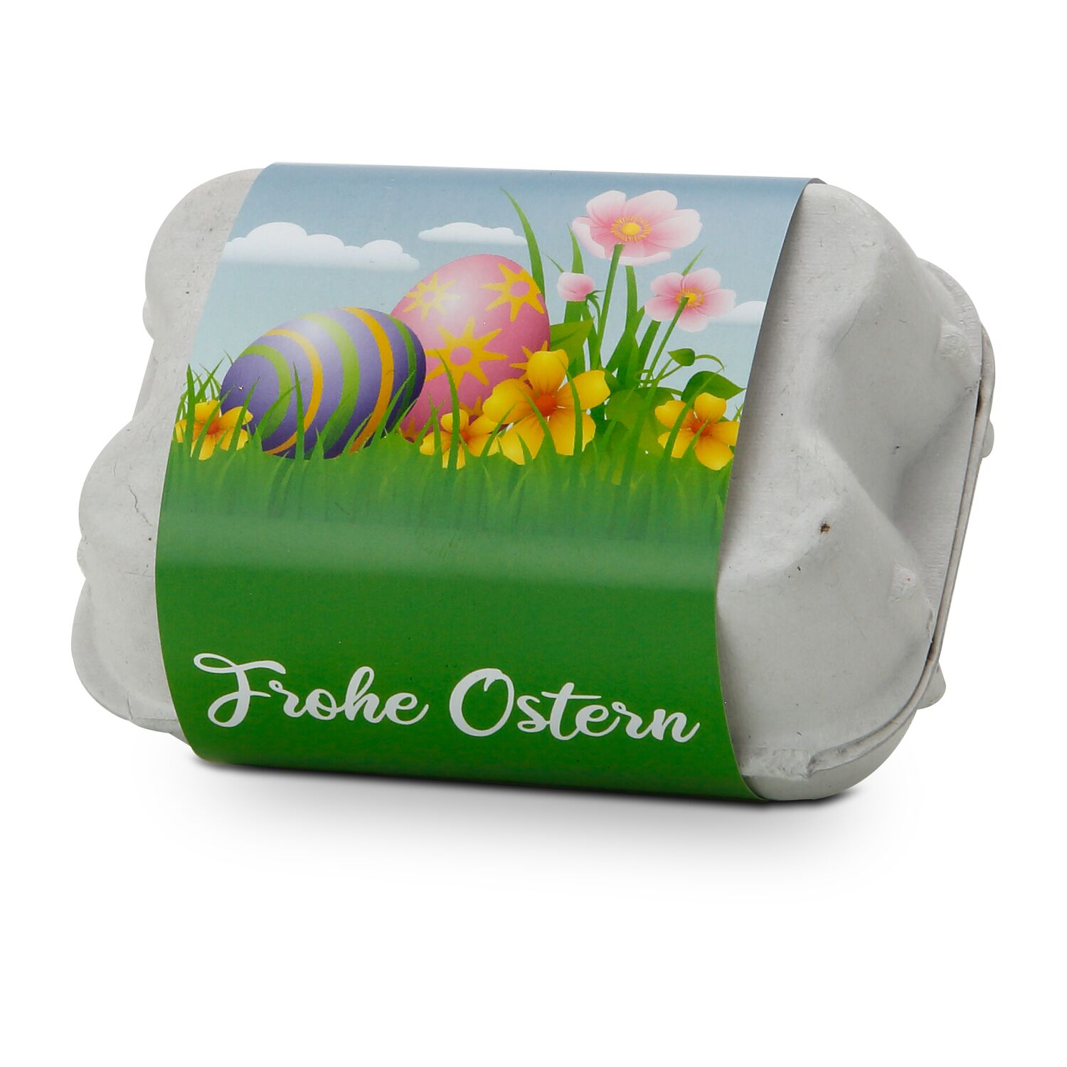 Geschenkartikel: Bienenweide im Oster-Eierkarton Blumen