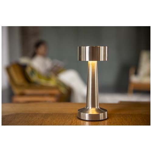 Aludra Wiederaufladbare dimmbare Tischlampe mit 3 Lichtmodi - weiss