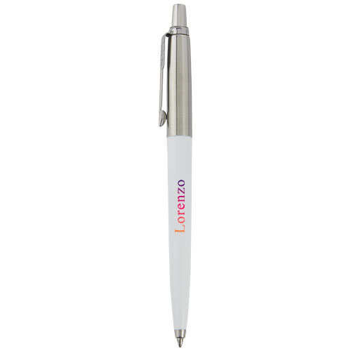 Parker Jotter Recycled Kugelschreiber (schwarze Mine) - weiss