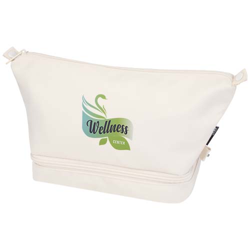 Trip Aware™ Recycelter Reisekulturbeutel 6 L  - offwhite