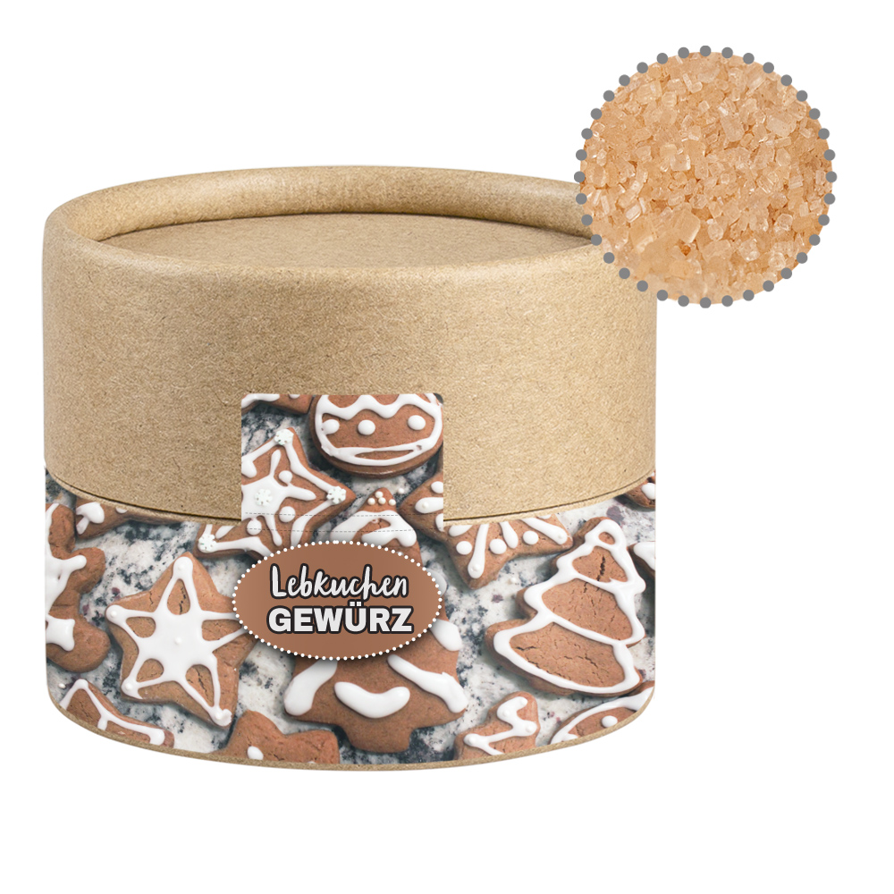 Bio Gewürzmischung Lebkuchen, ca. 45g, Kraftpapierdose Mini