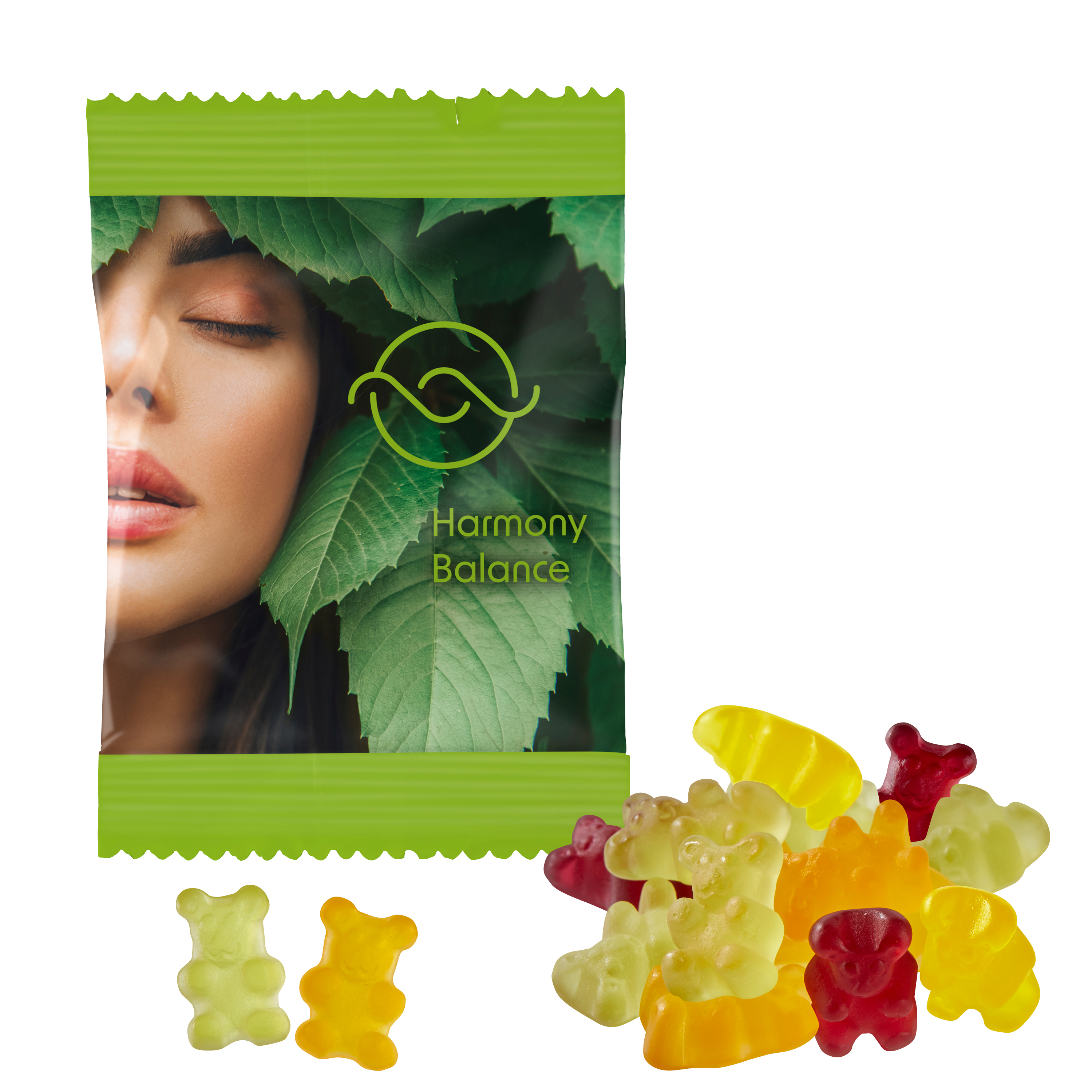 Fruchtgummi 10g Tüten-vegane Bio-Bärchen