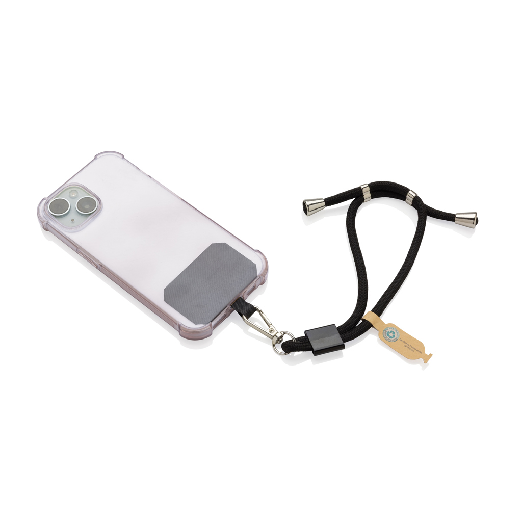 CarryLoop verstellbares Handy-Handgelenksband aus RCS rPET