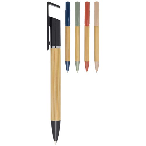 Delfina Stift Smartphoneständer (blaue Mine) - oatmeal