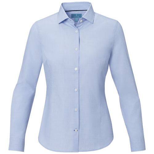 Cuprite Langarm Shirt aus Bio-Baumwolle für Damen - hellblau / XS