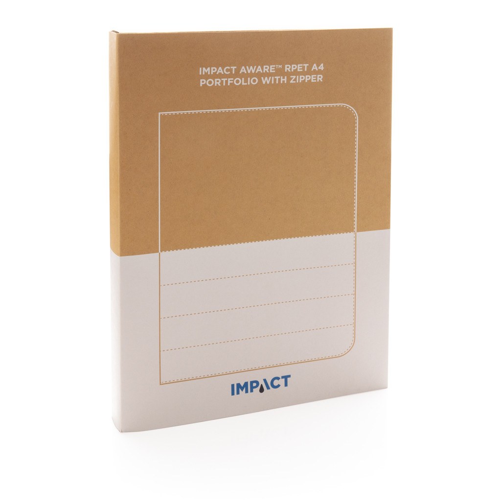 Impact AWARE™ RPET A4 Portfolio mit Reißverschluss