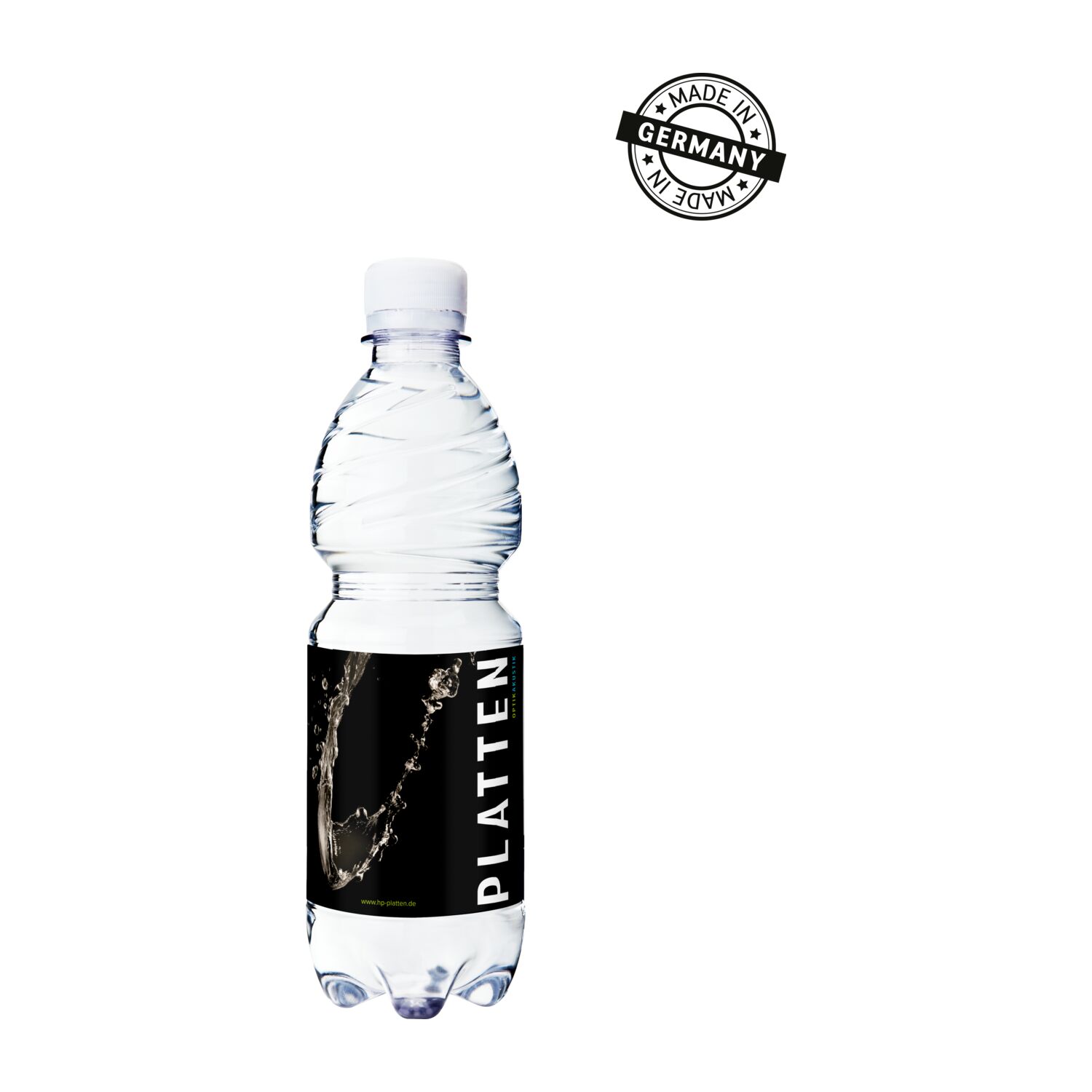 500 ml PromoWater - Mineralwasser - Folien-Etikett