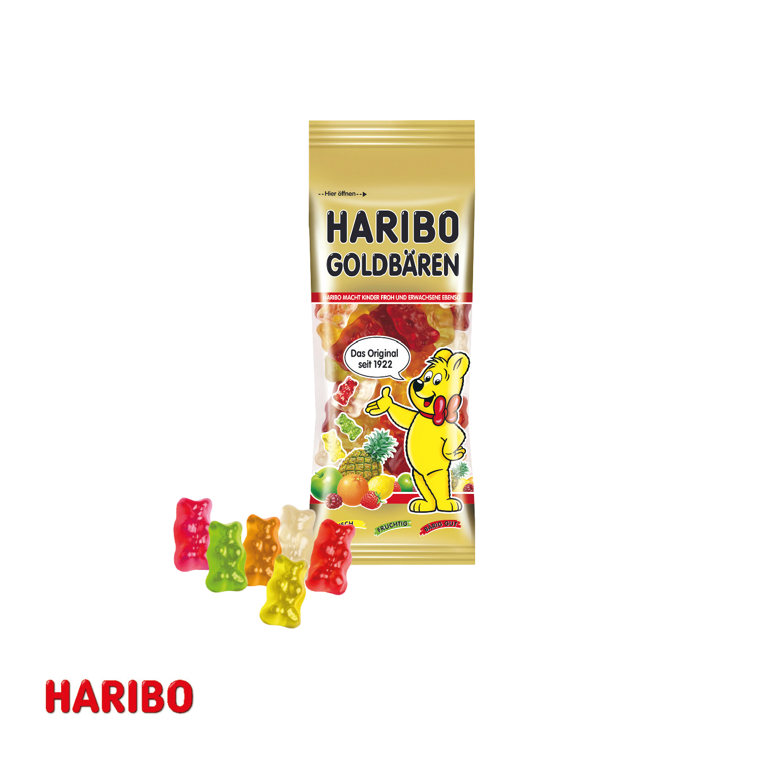 3D Präsent "LKW" mit Haribo Goldbären