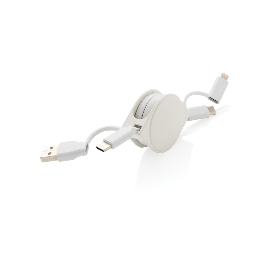 4-in-1 Kabel aus TPE und RCS Standard recyceltem Kunststoff