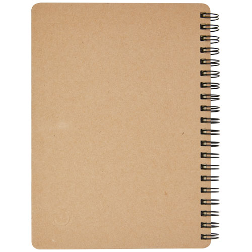 Priestly A6 Recycling Notizbuch mit Stift - natur / rot