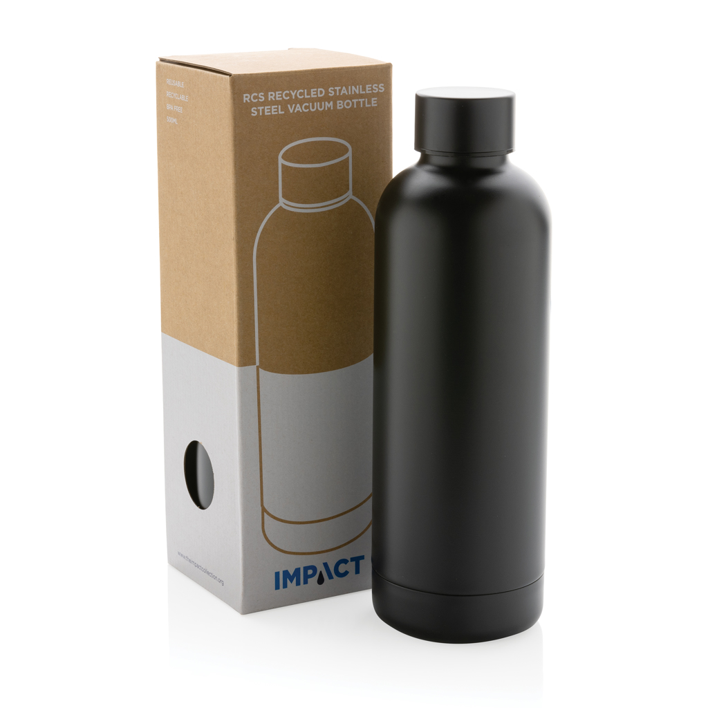 Impact Vakuumflasche aus RCS recyceltem Stainless-Steel