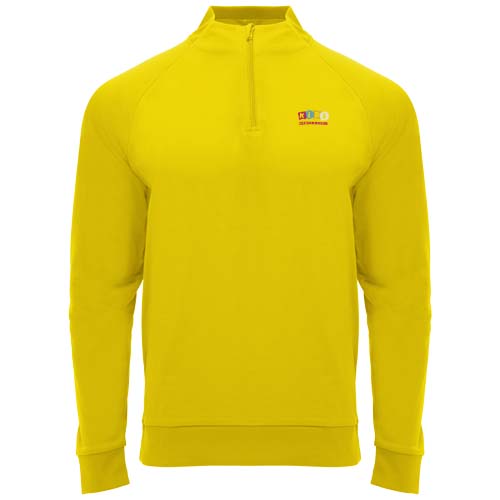 Epiro 200 g/m² Half-Zip Sweatshirt für Kinder - gelb / 4