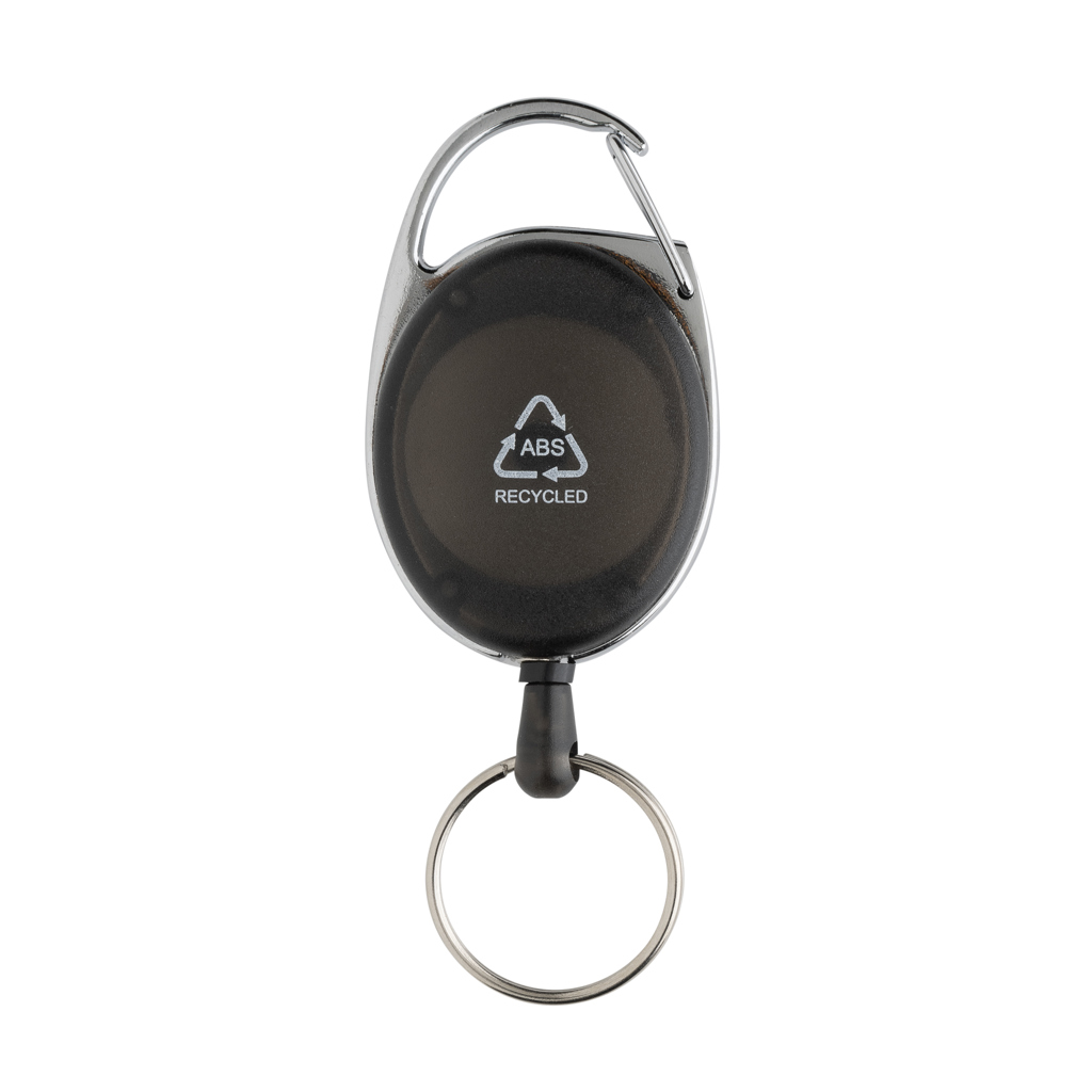 Roller-Clip-Schlüsselanhänger aus RCS recyceltem ABS