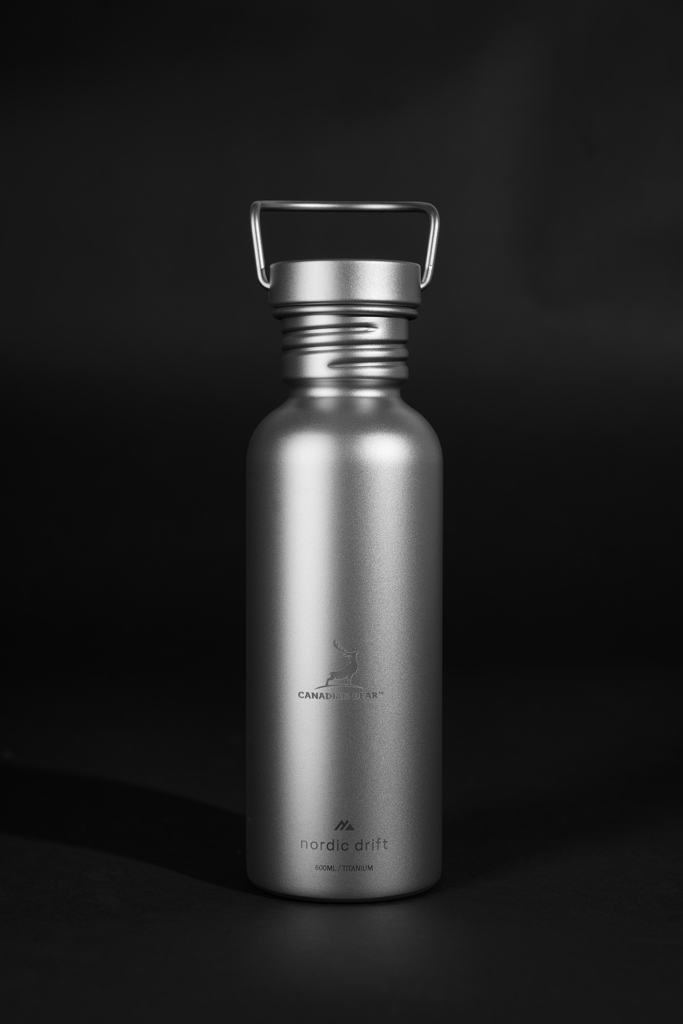 Nordic Drift Trail Ultraleichte Titan-Wasserflasche 600ml