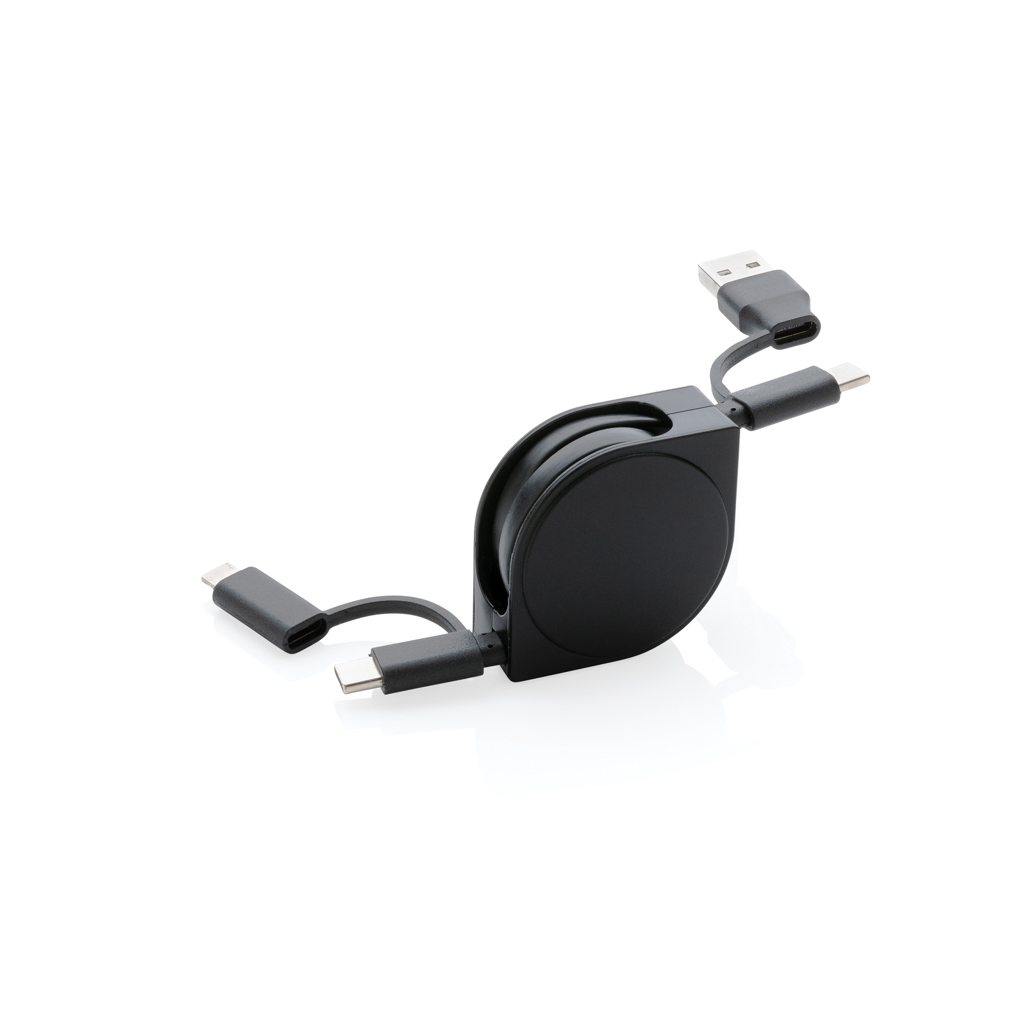 4-in-1 Kabel aus TPE und RCS Standard recyceltem Kunststoff