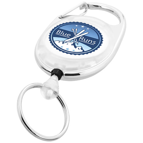 Gerlos Schlüsselkette mit Rollerclip - weiss