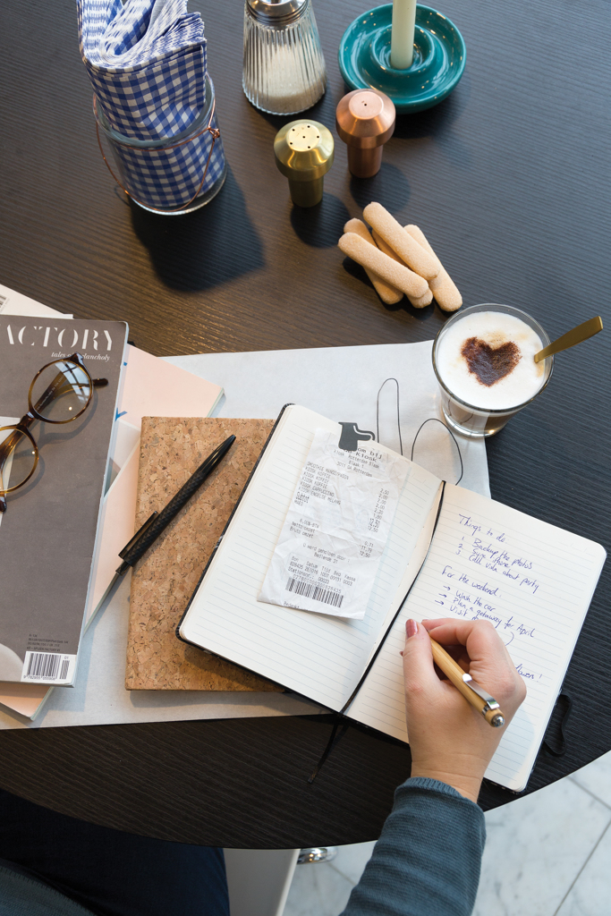 Kork A5 Notizbuch mit Bambus Stift und Stylus