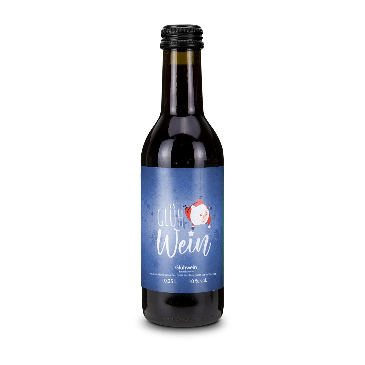 Glühwein - Flasche olivgrün, 0,25 l