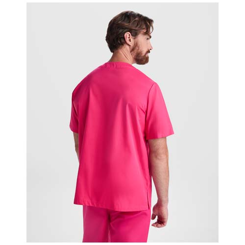 Panacea Kurzärmeliges Arbeitshemd, 160 g/m2, unisex  - donau-blau / XS