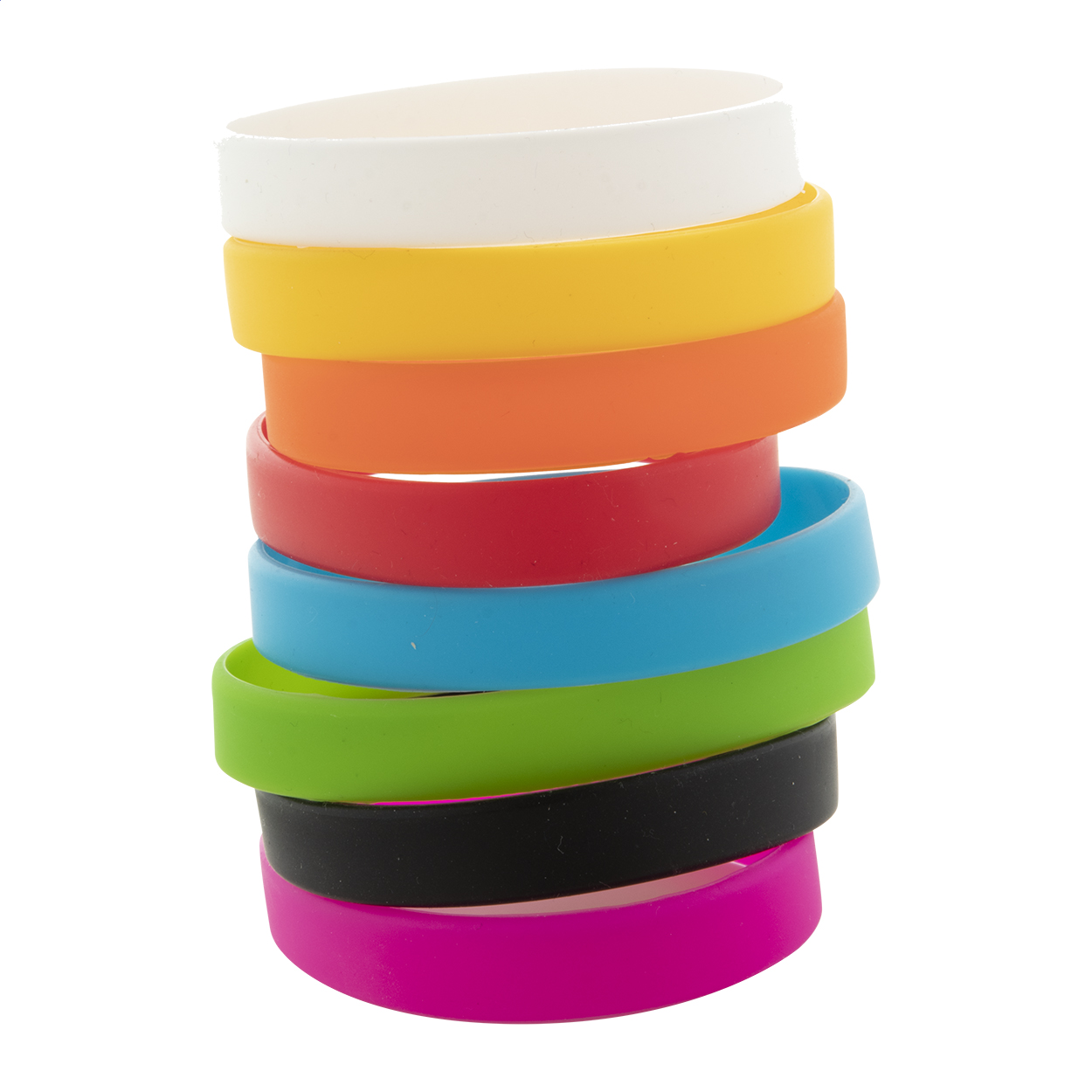Silikon-Armband - weiß