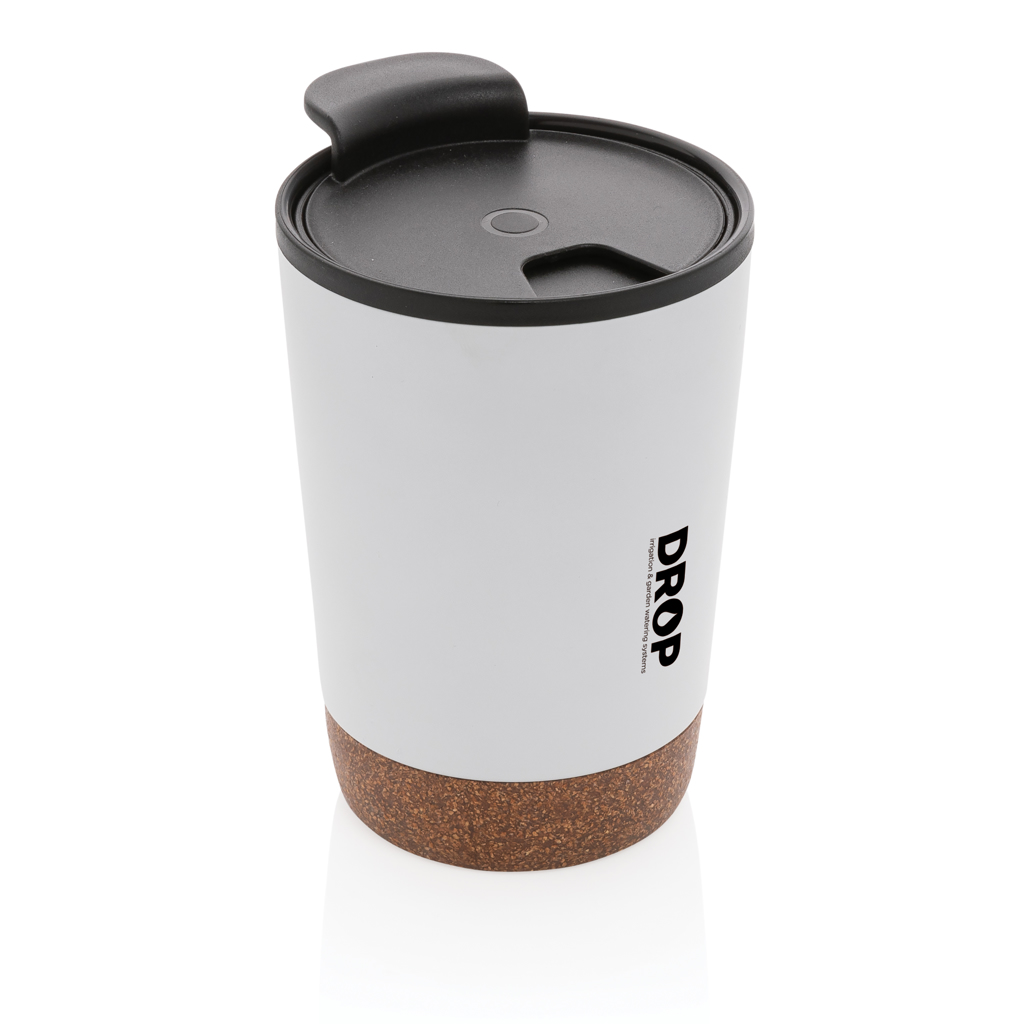 RCS recycelter Edelstahl-Kaffeebecher mit Kork