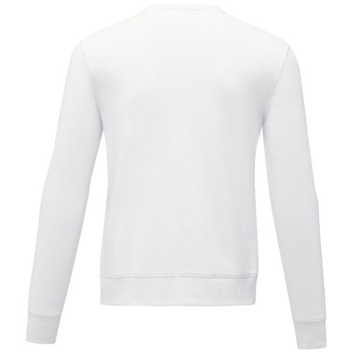 Charon 240 g/m² Herrenpullover mit Rundhalsausschnitt - weiss / XS