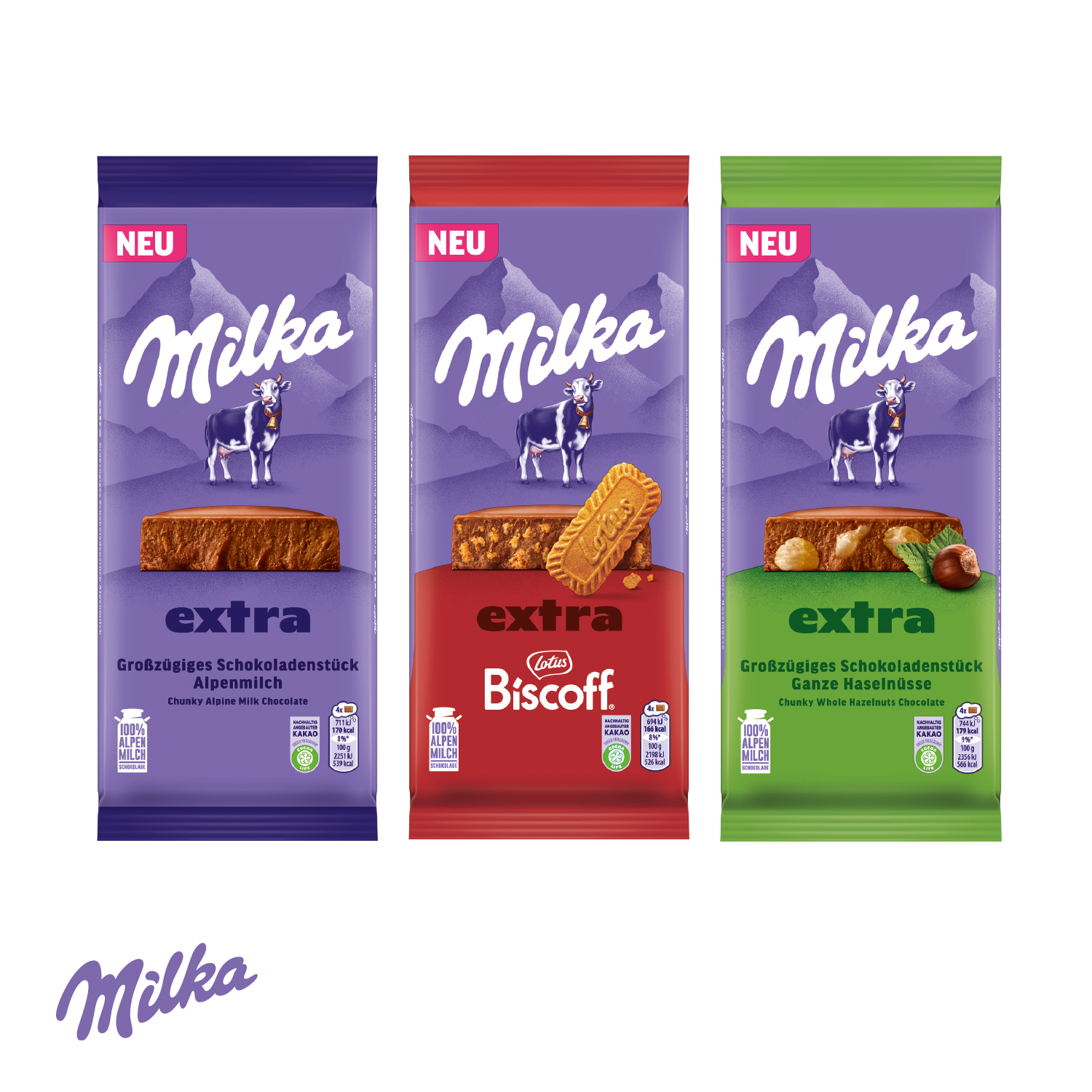 Milka Schokoladentafel Extra, 190 g