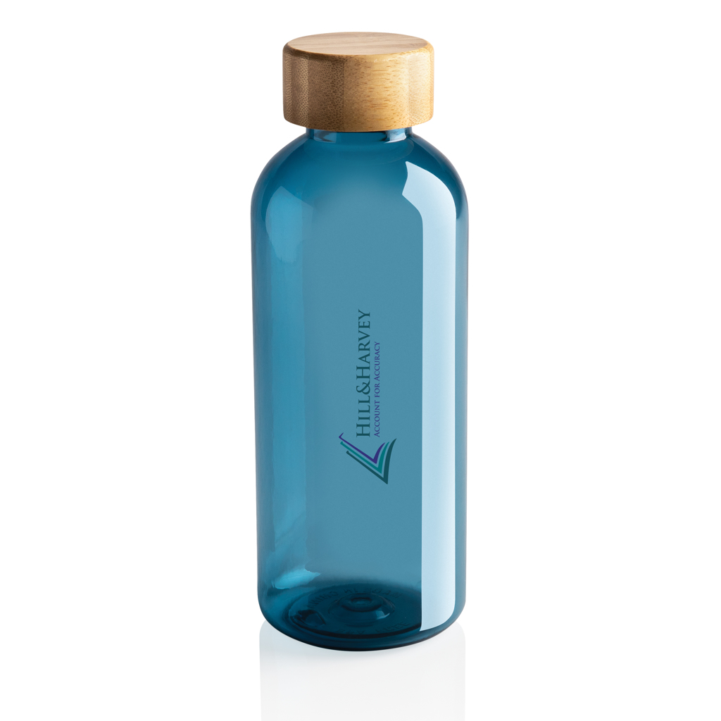 RCS rPET Flasche mit Bambus-Deckel