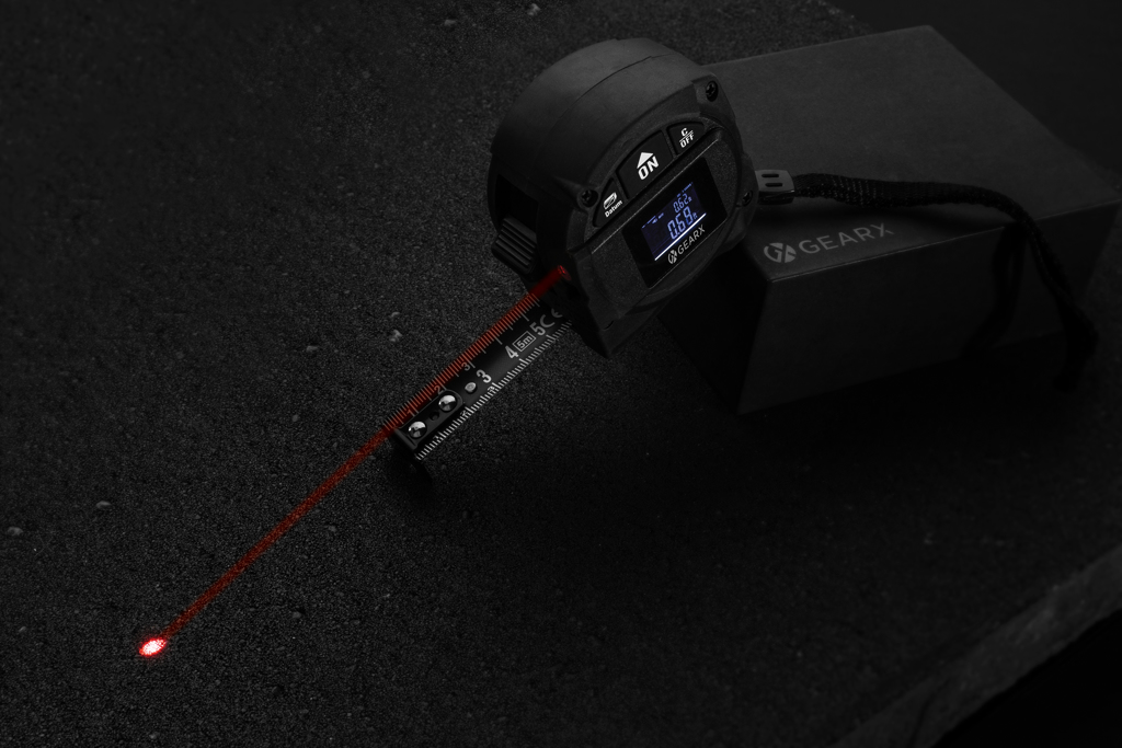 Gear X 5m Maßband mit 30m Laser