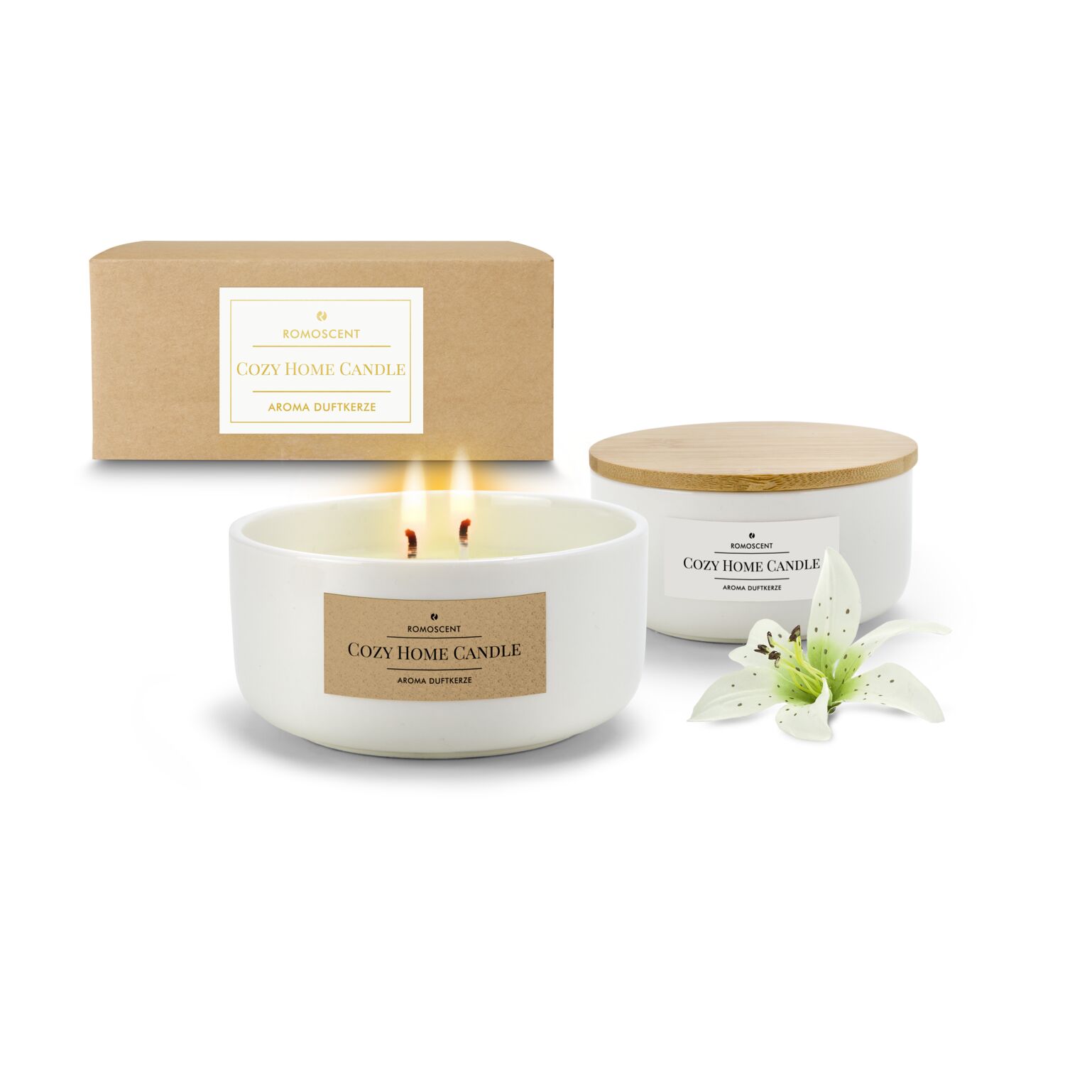 ROMOSCENT® Aromakerze Cozy Home