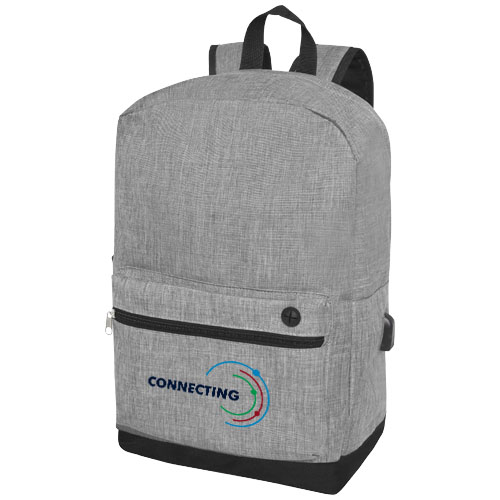 Hoss 15,6" Business Laptop-Rucksack 16L - heather mediumgrau