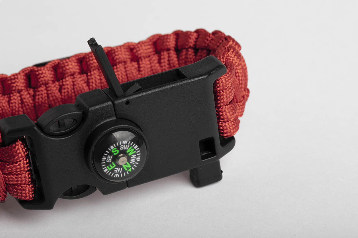Survivor-Armband - rot