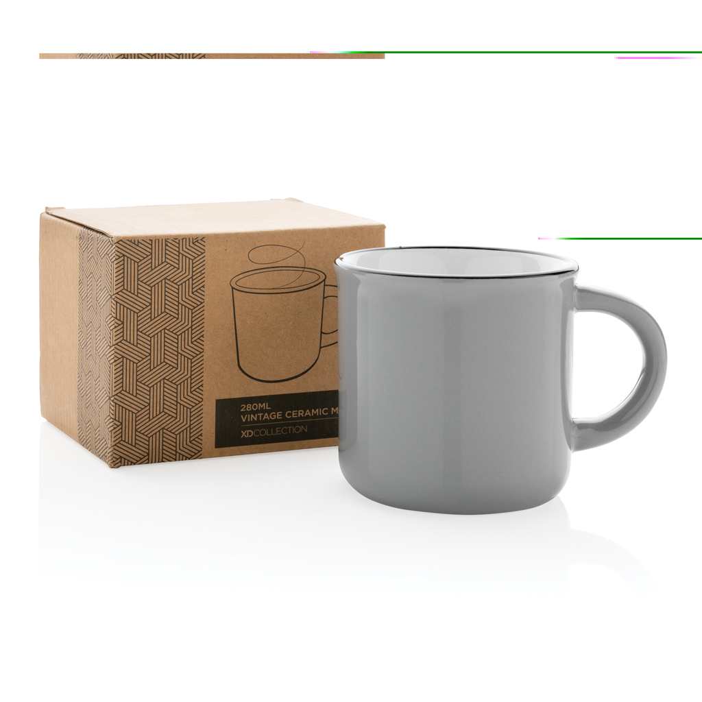 Vintage Keramiktasse, 280ml