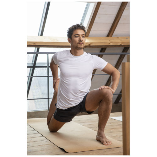 Borax 160 g/m² Cool Fit T-Shirt aus recyceltem GRS Material für Herren - weiss / XS