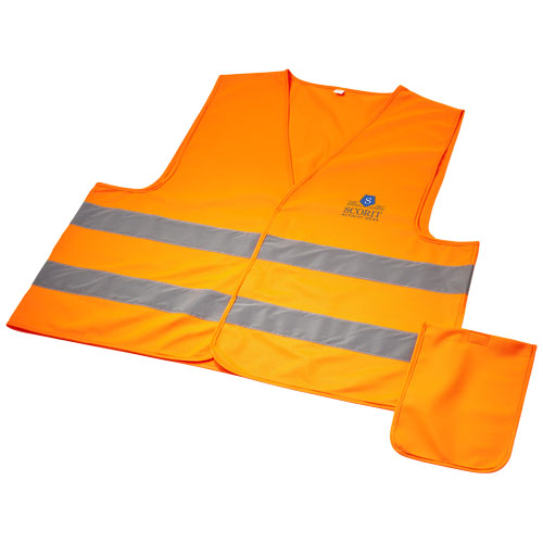RFX™ Watch-out Sicherheitsweste im Beutel für den professionellen Einsatz - neonorange