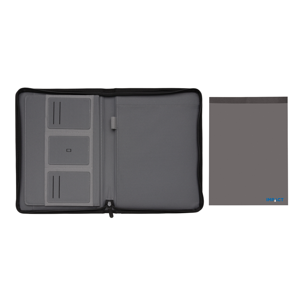 Impact AWARE™ RPET A4 Portfolio mit Reißverschluss