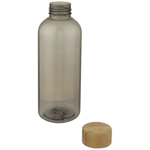 Ziggs 650 ml Sportflasche aus recyceltem Kunststoff - charcoal transparent