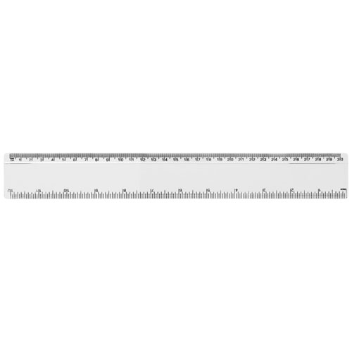 Renzo 30 cm Kunststofflineal - transparent klar